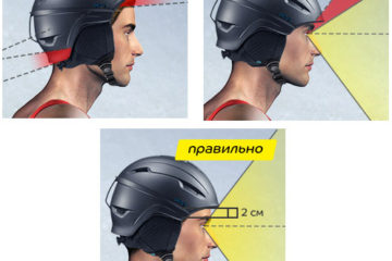 Как шлем должен правильно сидеть на голове
